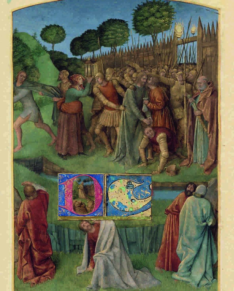 Estuche de láminas del Libro de horas de Étienne Chevalier