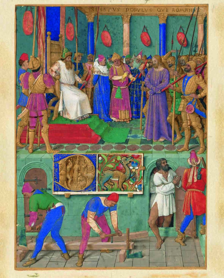 Estuche de láminas del Libro de horas de Étienne Chevalier