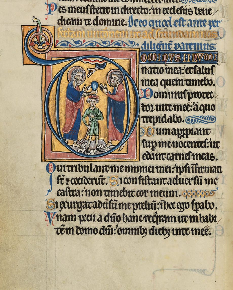 El Salterio real de la Sainte-Chapelle